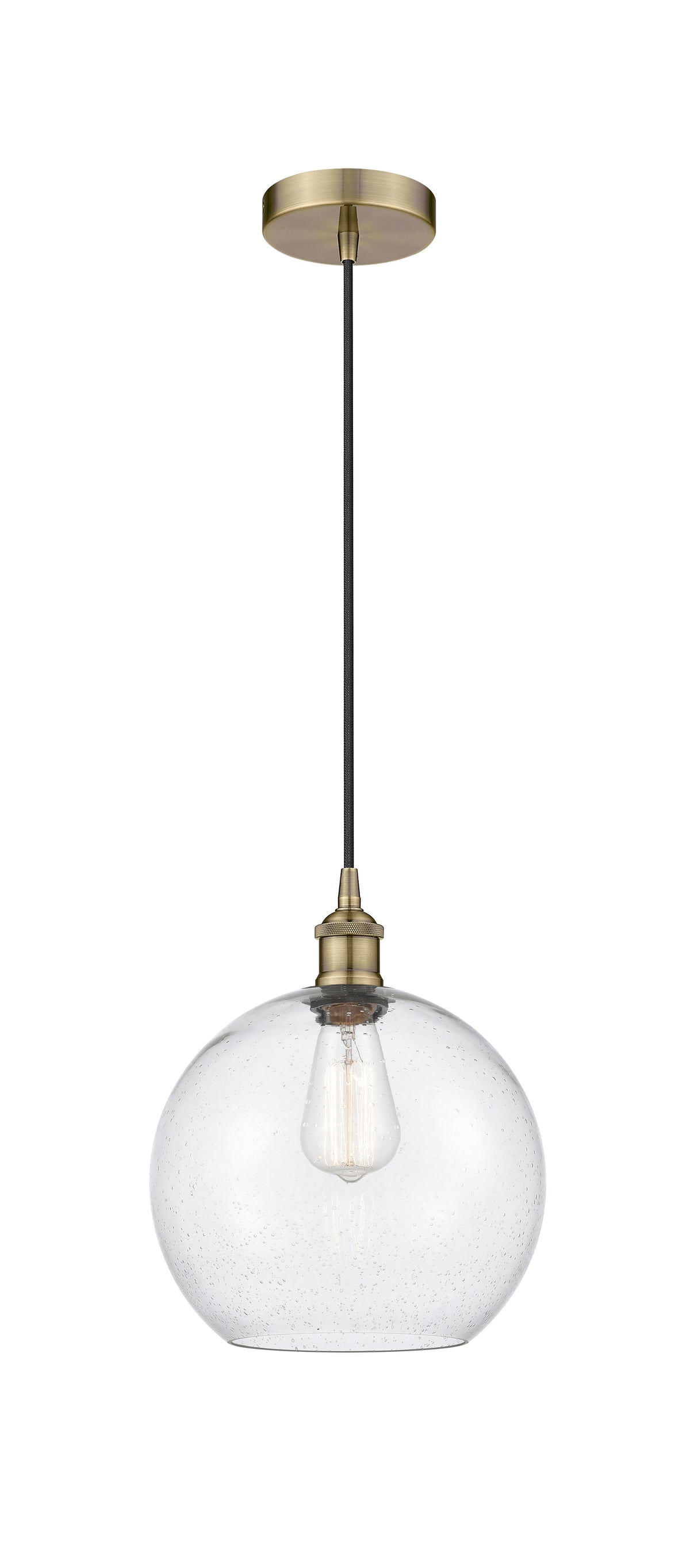 Edison Mini Pendant Antique Brass Finish