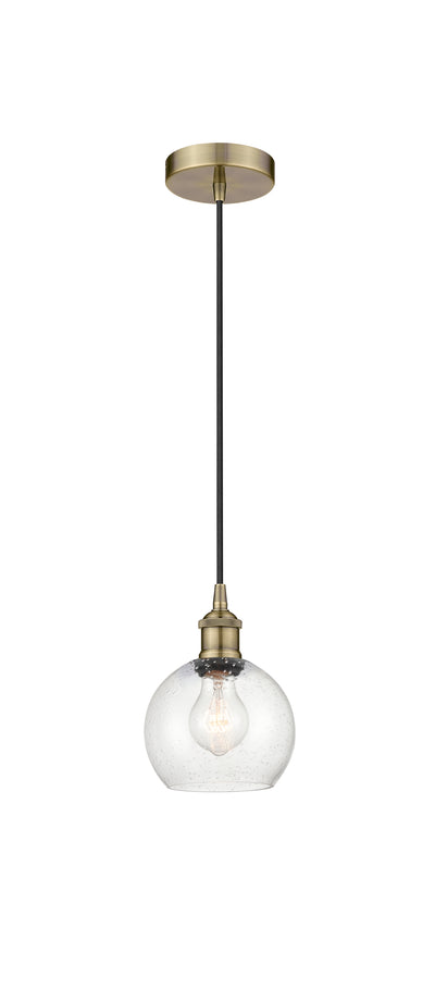 Edison Mini Pendant Antique Brass Finish