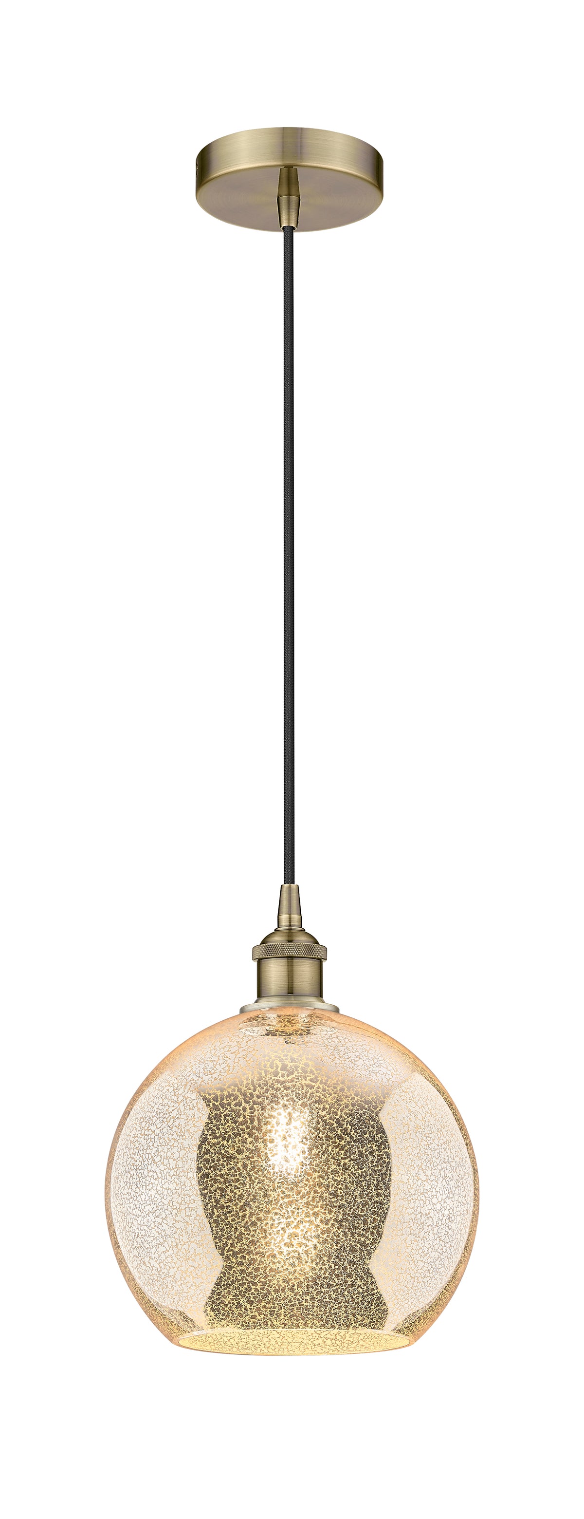 Edison Mini Pendant Antique Brass Finish