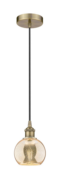Edison Mini Pendant Antique Brass Finish