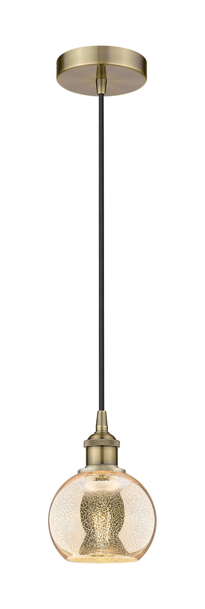 Edison Mini Pendant Antique Brass Finish
