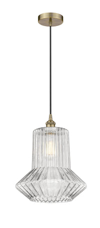 Edison Mini Pendant Antique Brass Finish