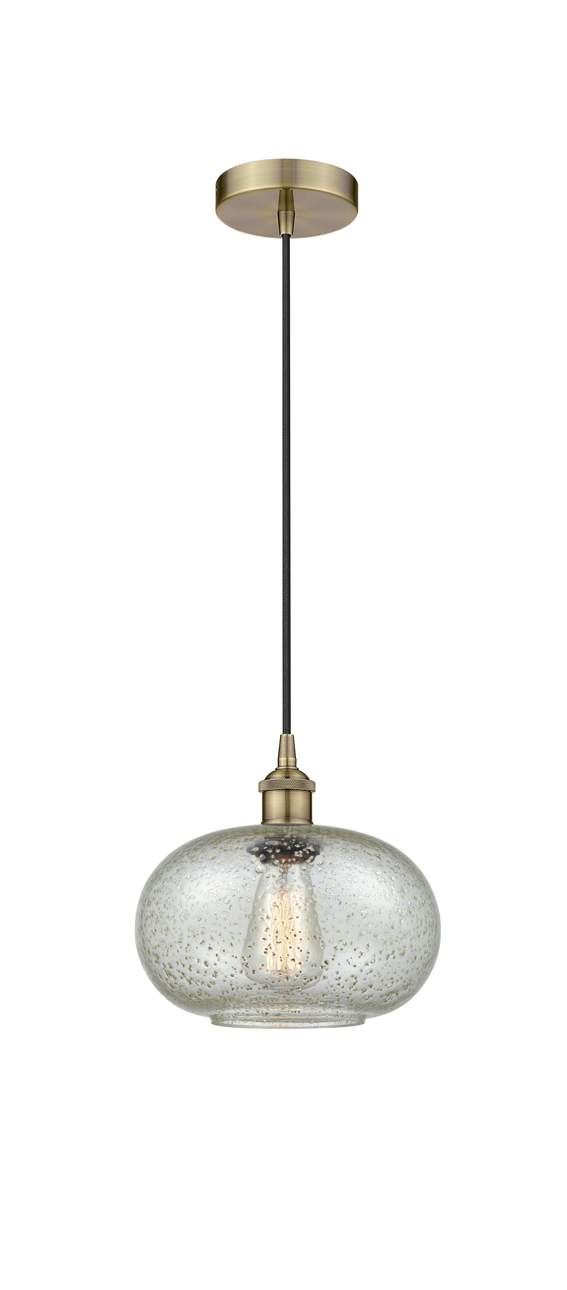 Edison Mini Pendant Antique Brass Finish