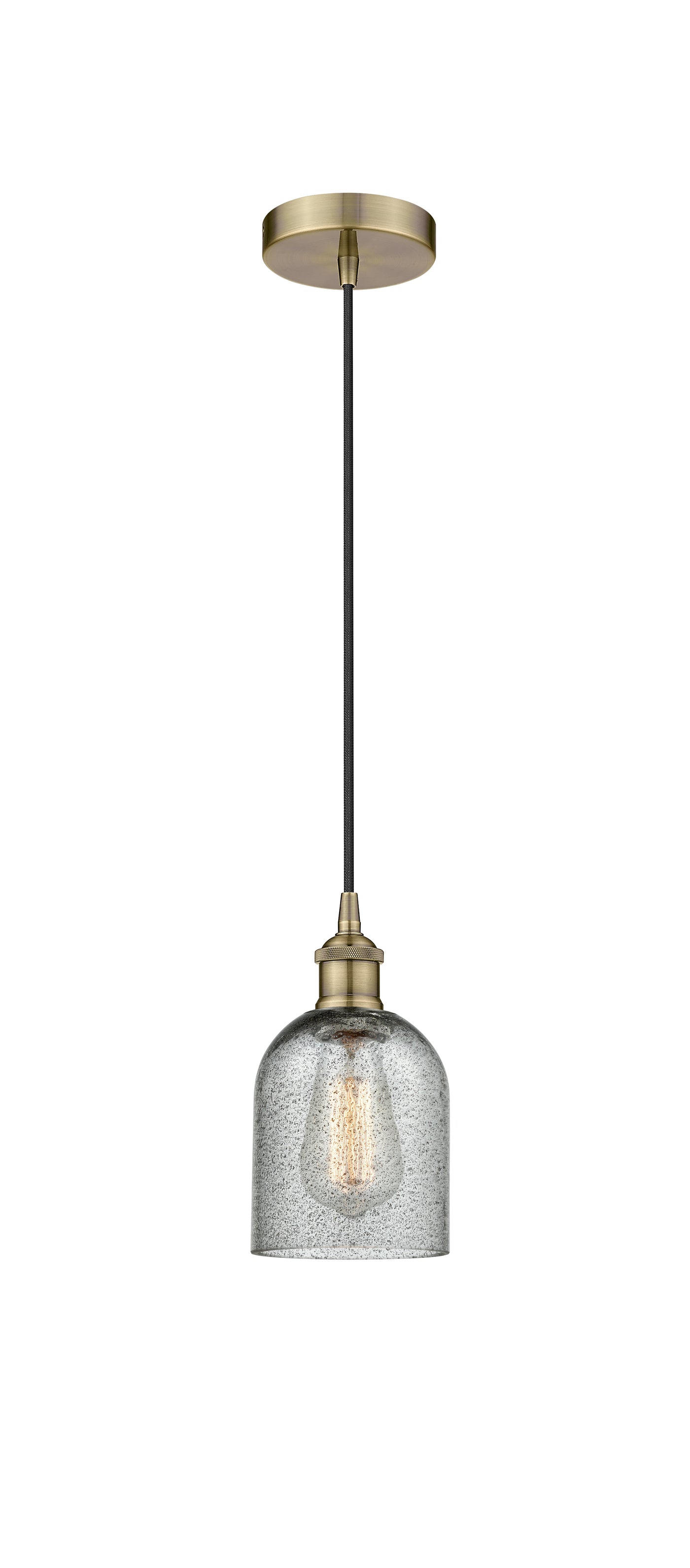 Edison Mini Pendant Antique Brass Finish