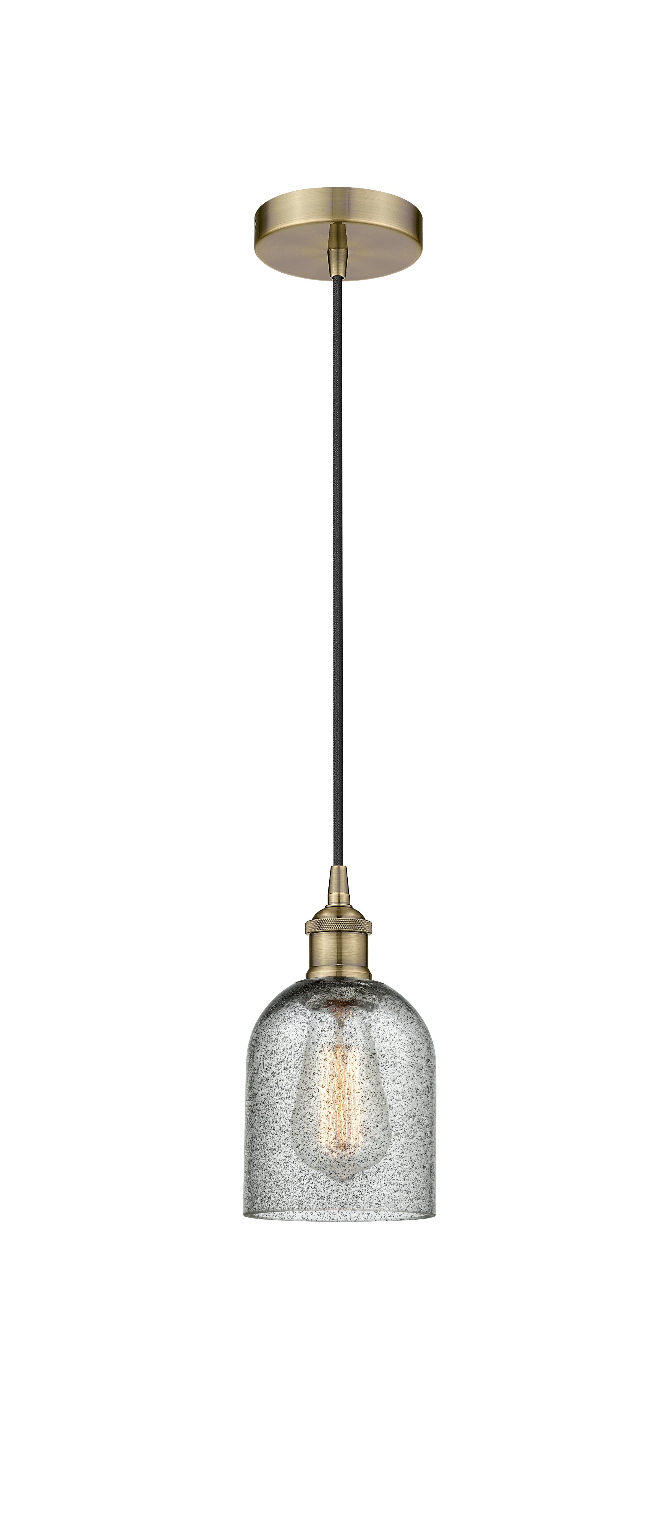 Edison Mini Pendant Antique Brass Finish