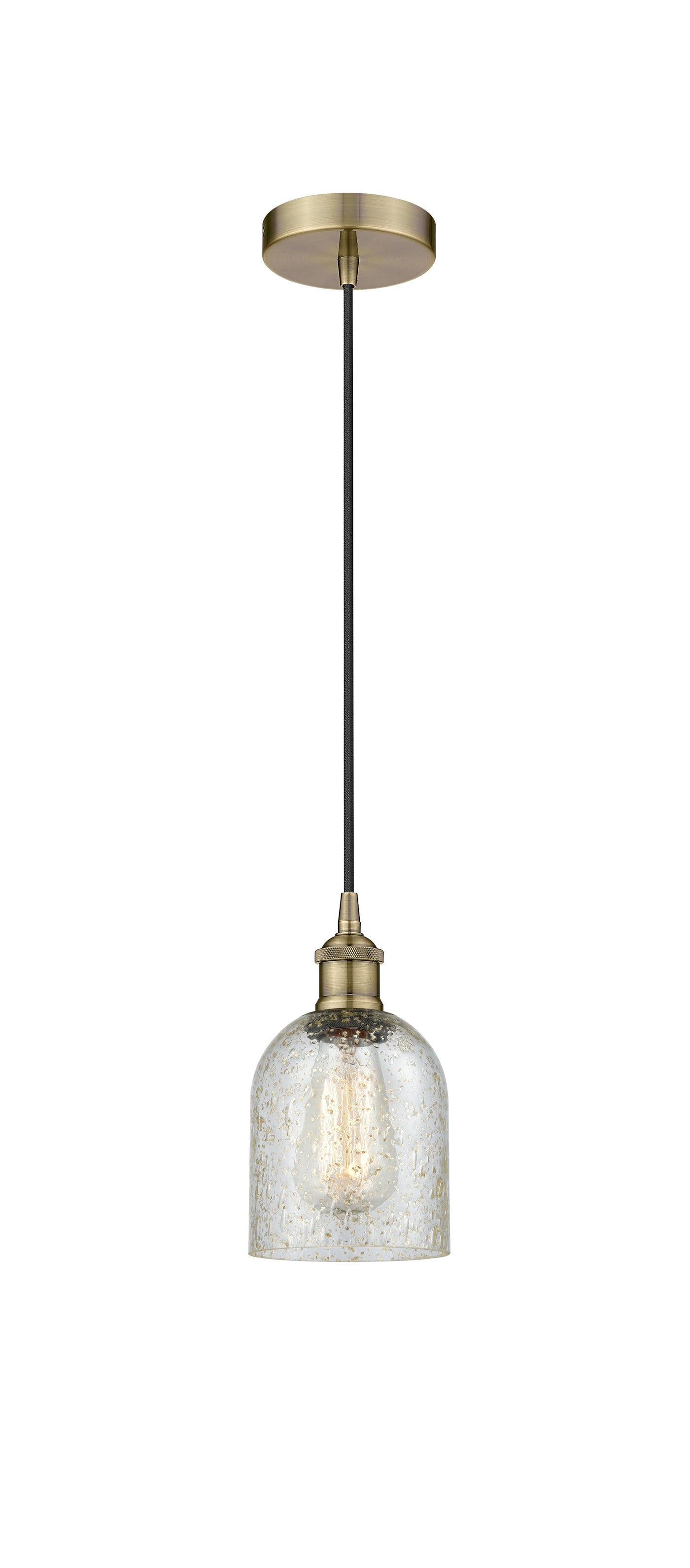 Edison Mini Pendant Antique Brass Finish