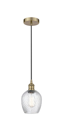 Edison Mini Pendant Antique Brass Finish