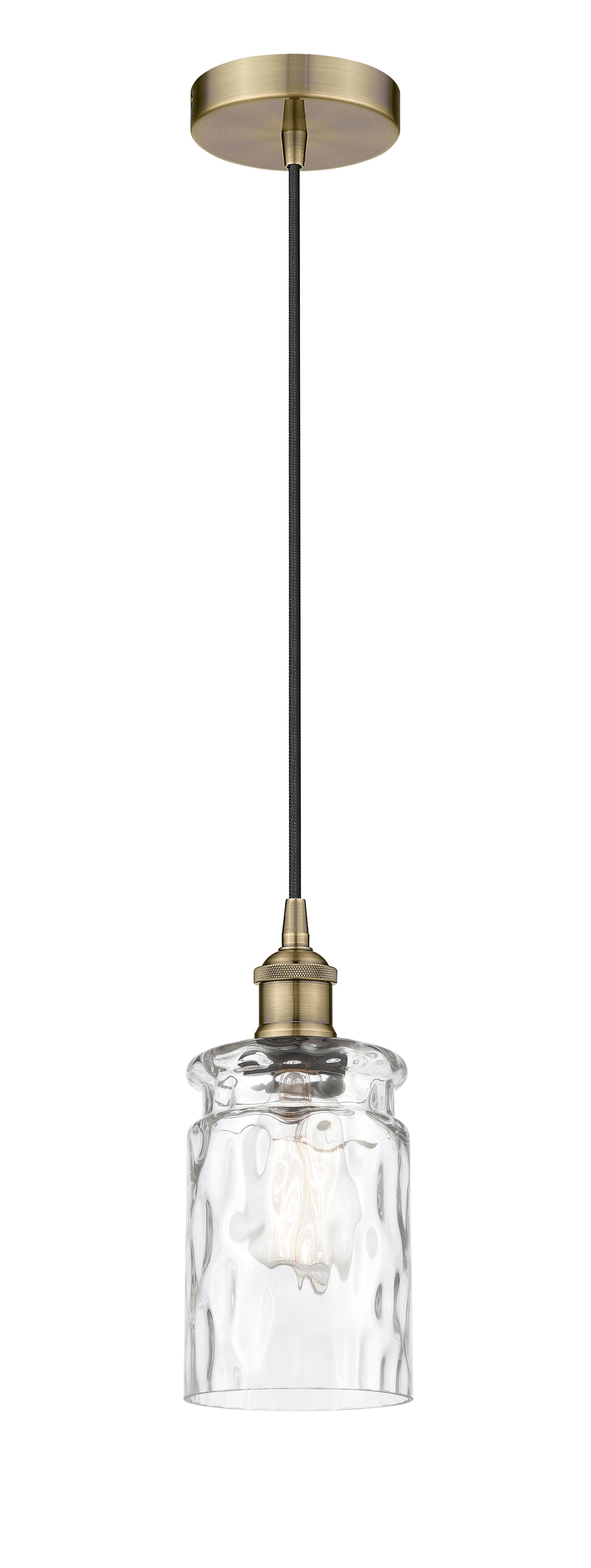 Edison Mini Pendant Antique Brass Dimmable