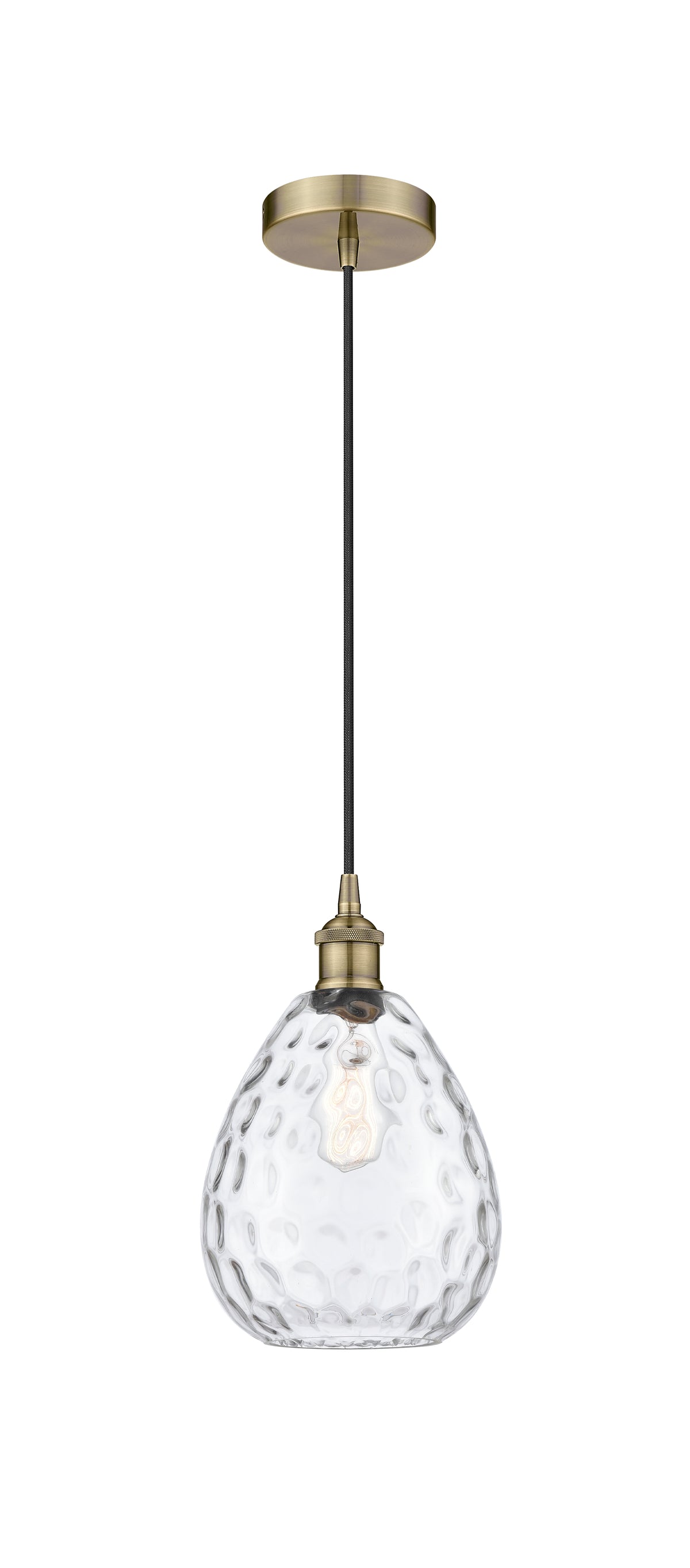 Edison Mini Pendant Antique Brass Finish