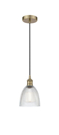 Edison Mini Pendant Cast Brass Antique Brass