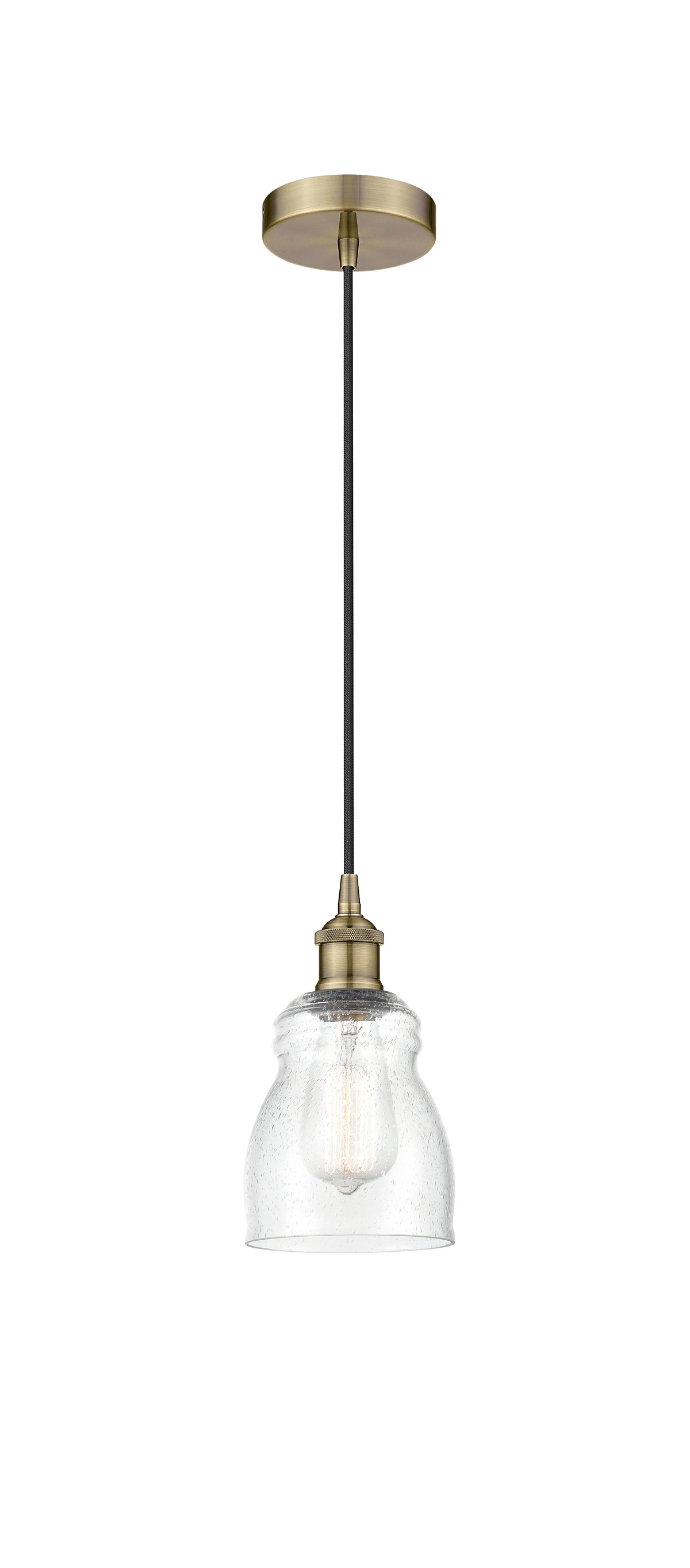 Edison Mini Pendant Antique Brass Finish