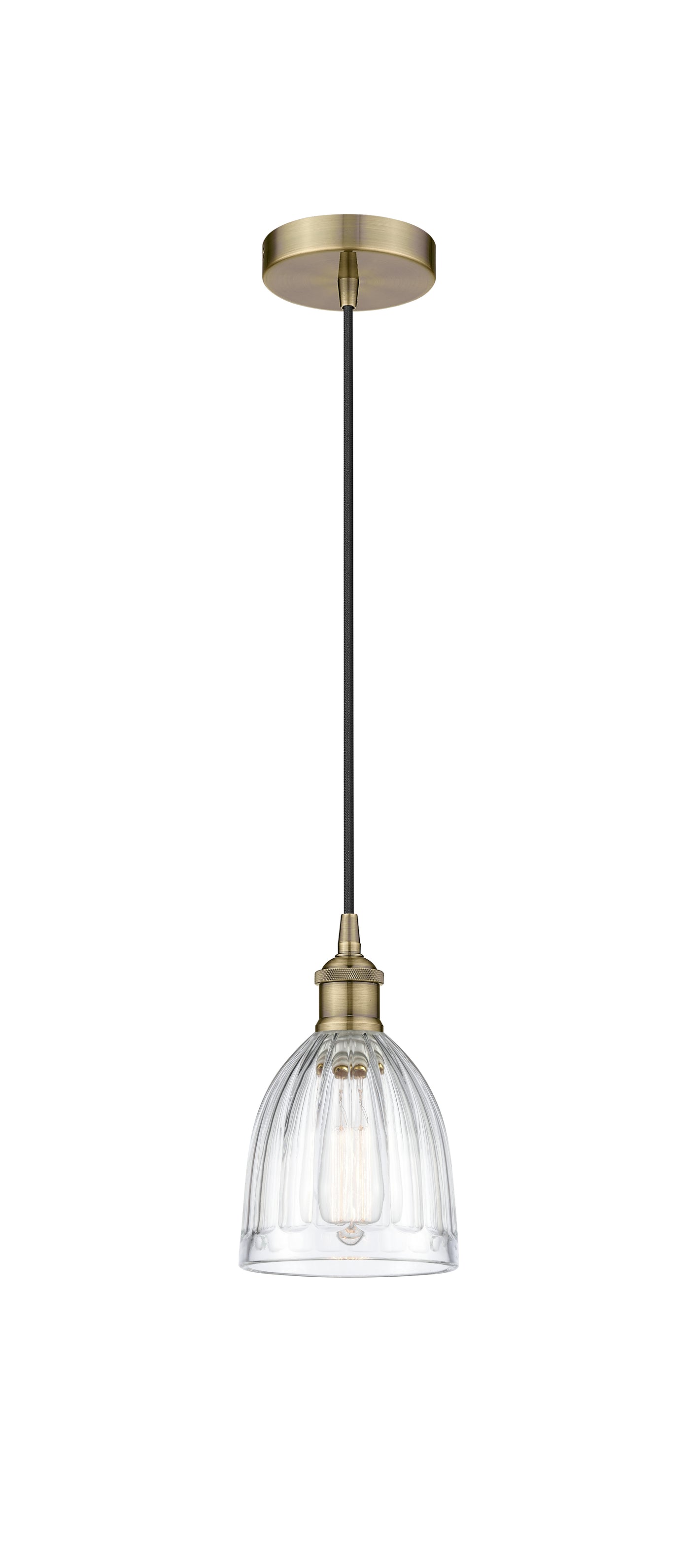 Edison Mini Pendant Antique Brass Finish