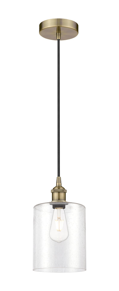 Edison Mini Pendant Antique Brass Cast
