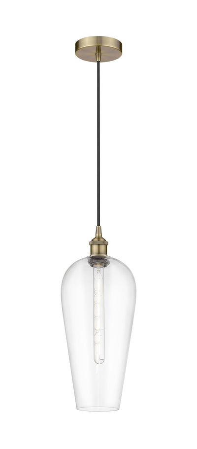 Edison Mini Pendant Antique Brass Finish