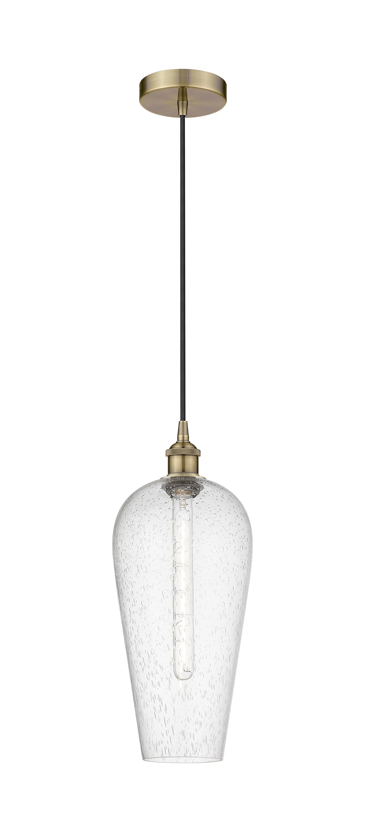 Edison Mini Pendant Antique Brass Finish