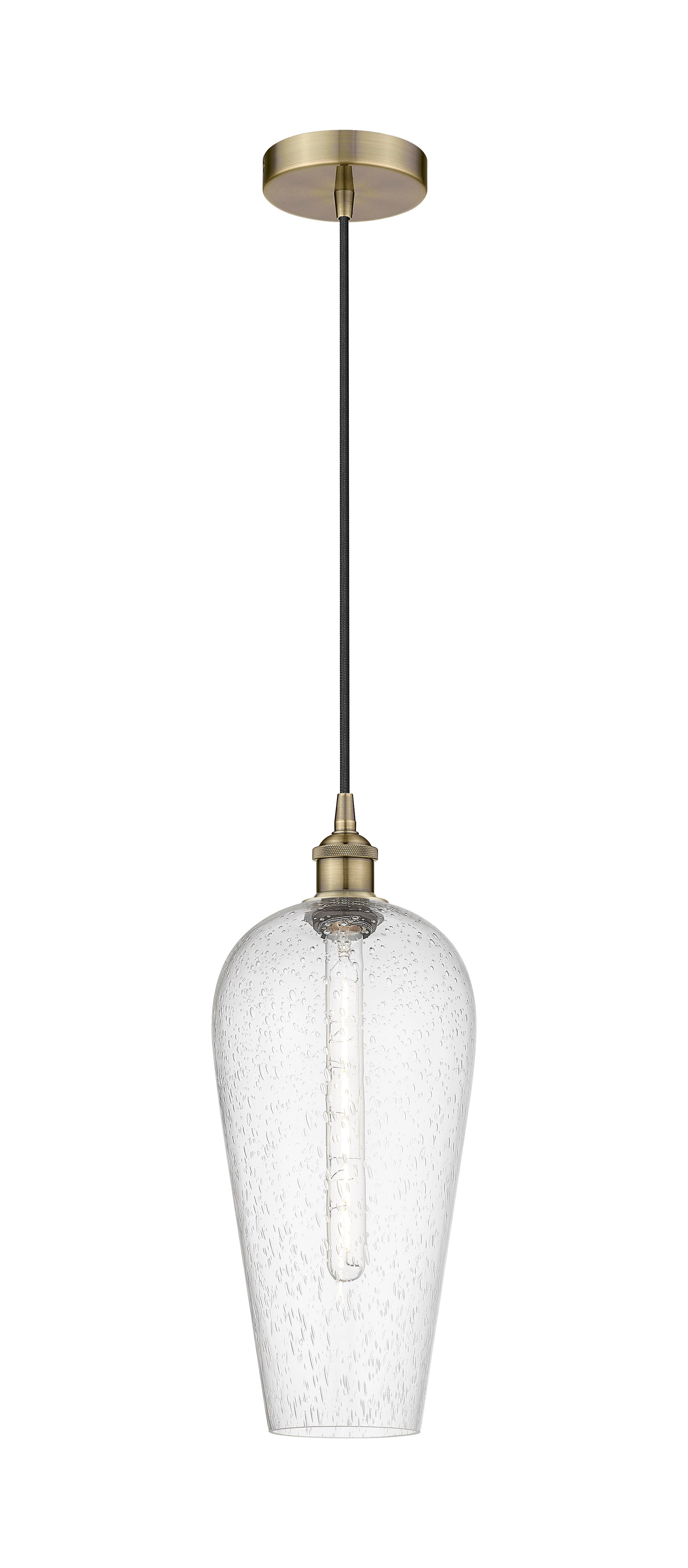 Edison Mini Pendant Antique Brass Finish