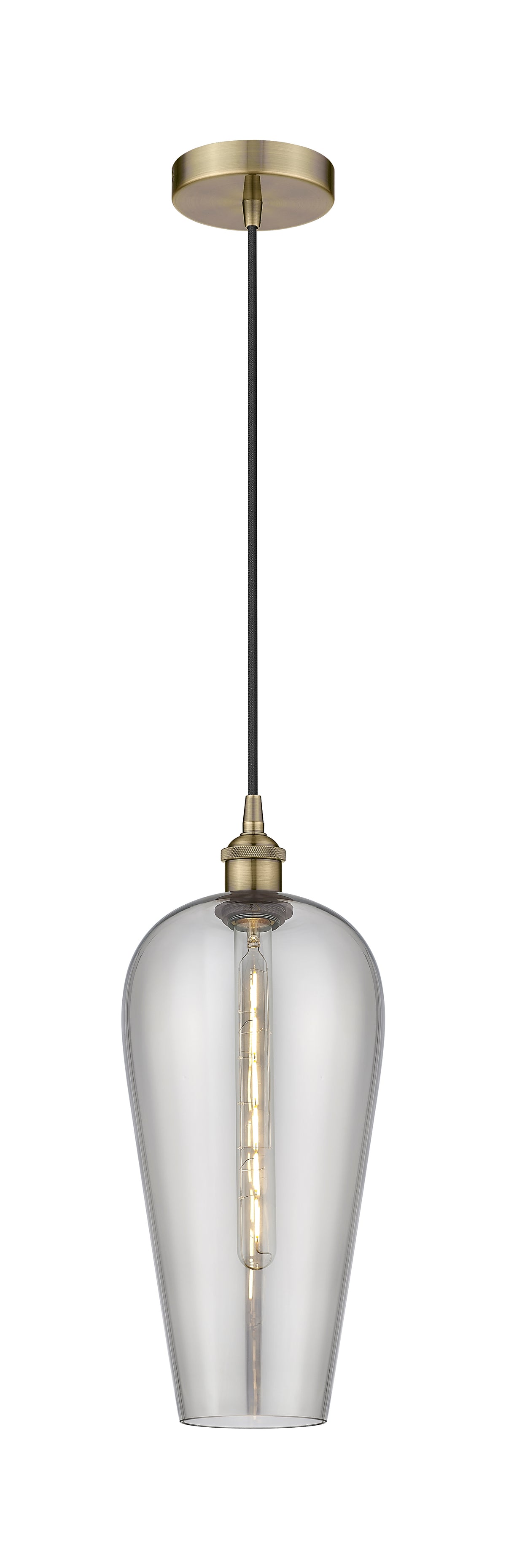 Edison Mini Pendant Antique Brass Finish