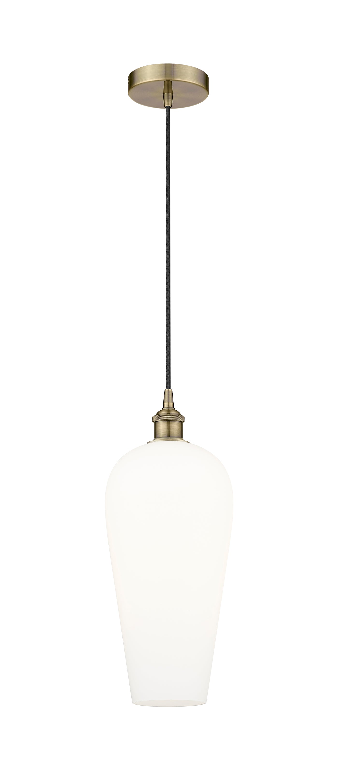 Edison Mini Pendant Antique Brass Finish