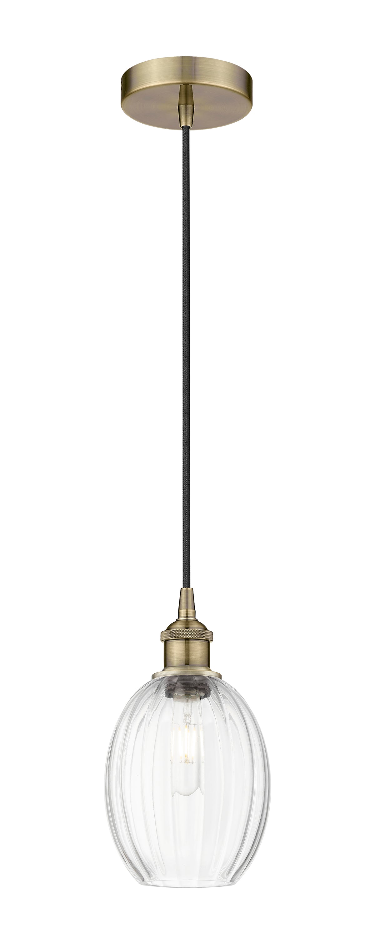 Edison Mini Pendant Antique Brass Finish