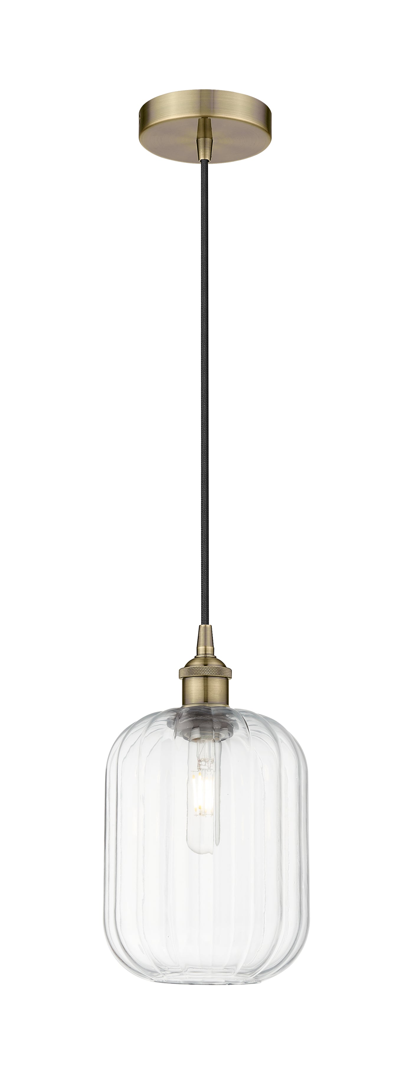 Edison Mini Pendant Antique Brass Finish