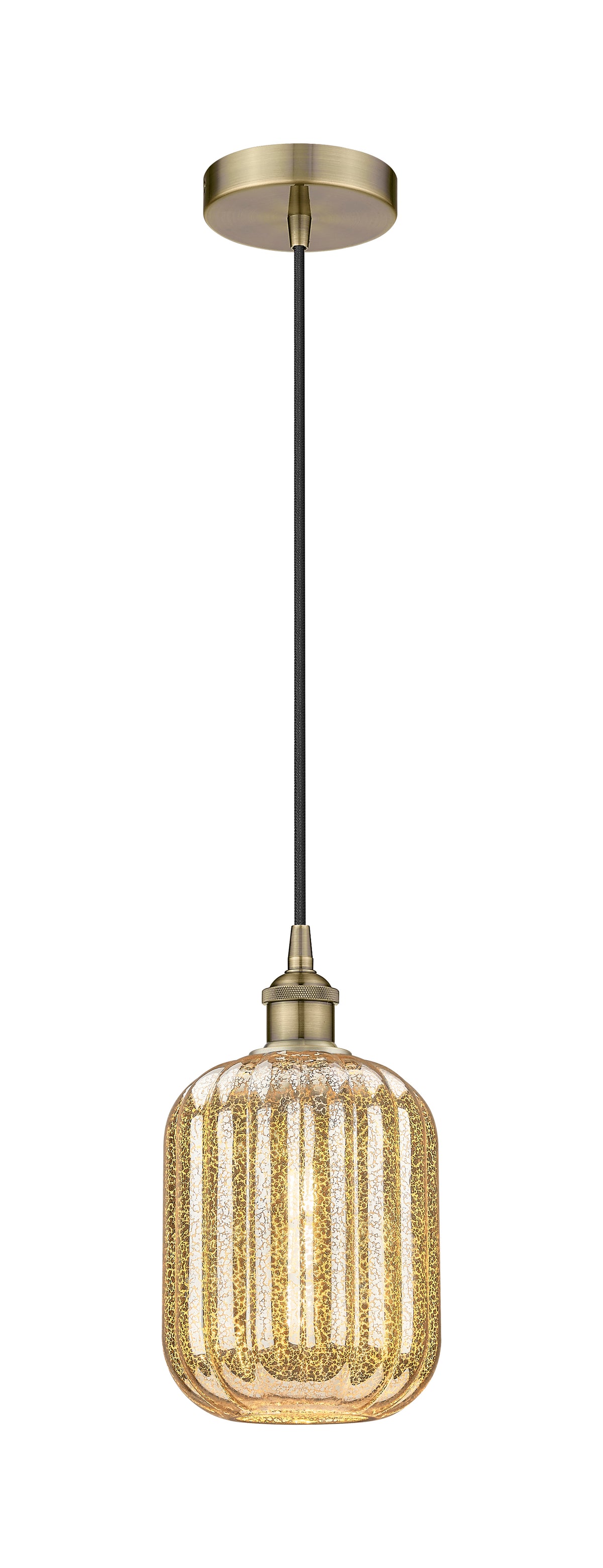 Edison Mini Pendant Antique Brass Finish