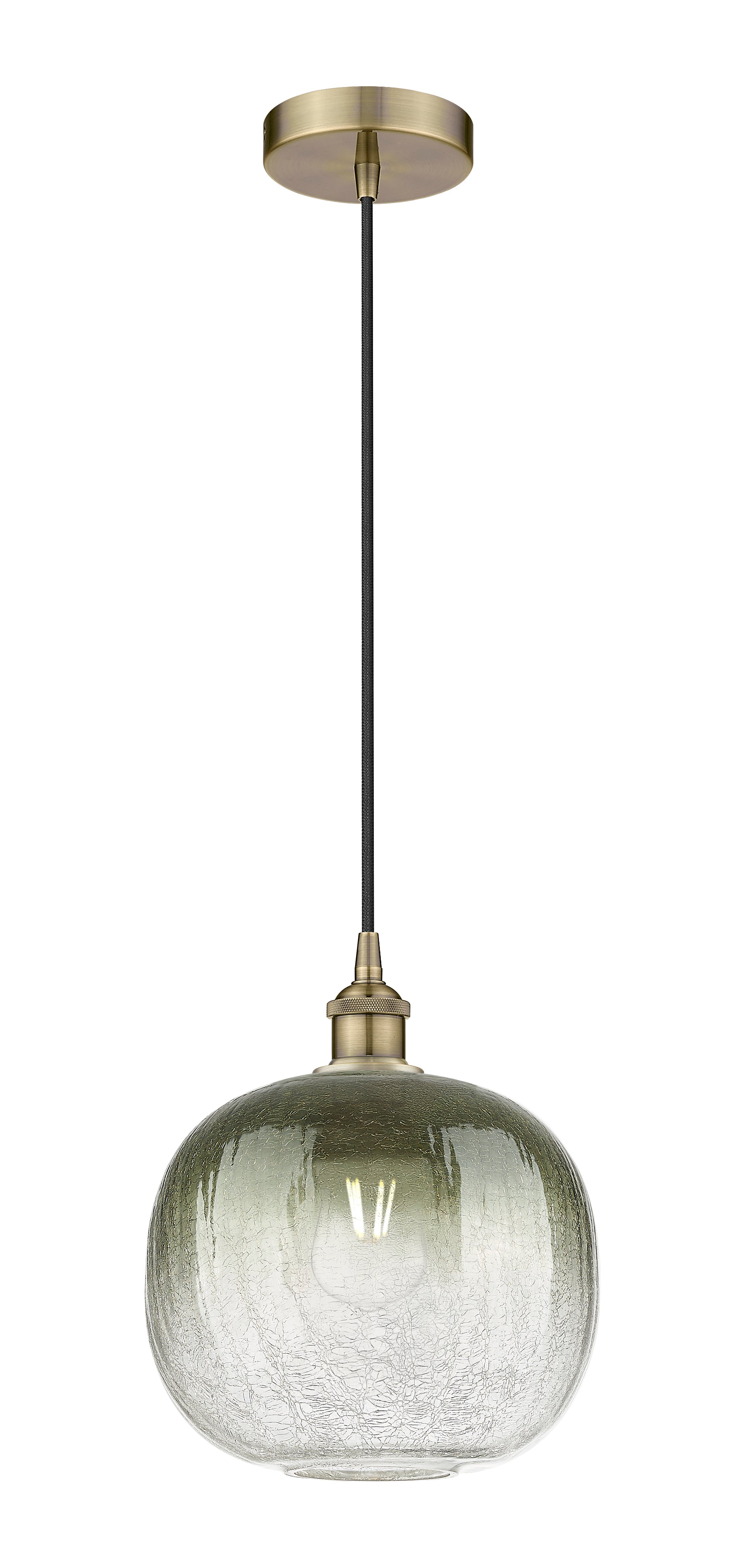 Edison Mini Pendant Antique Brass Finish