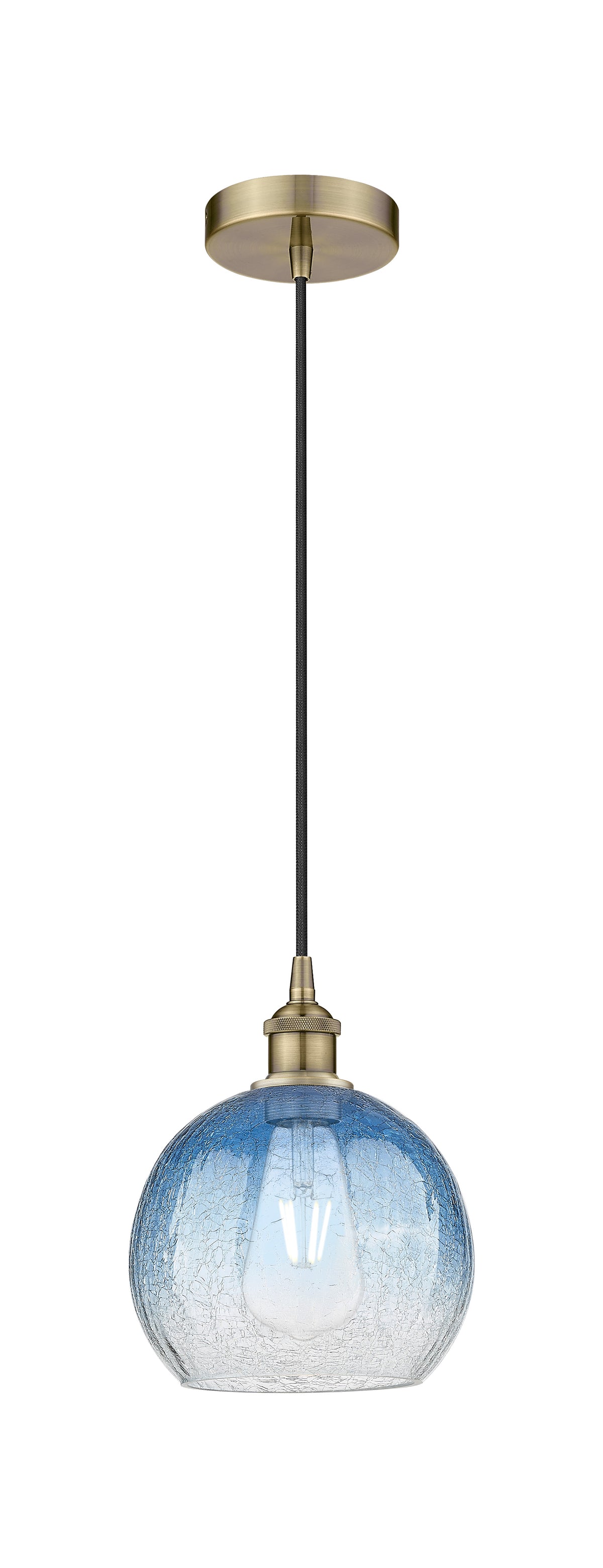 Edison Mini Pendant Antique Brass Finish