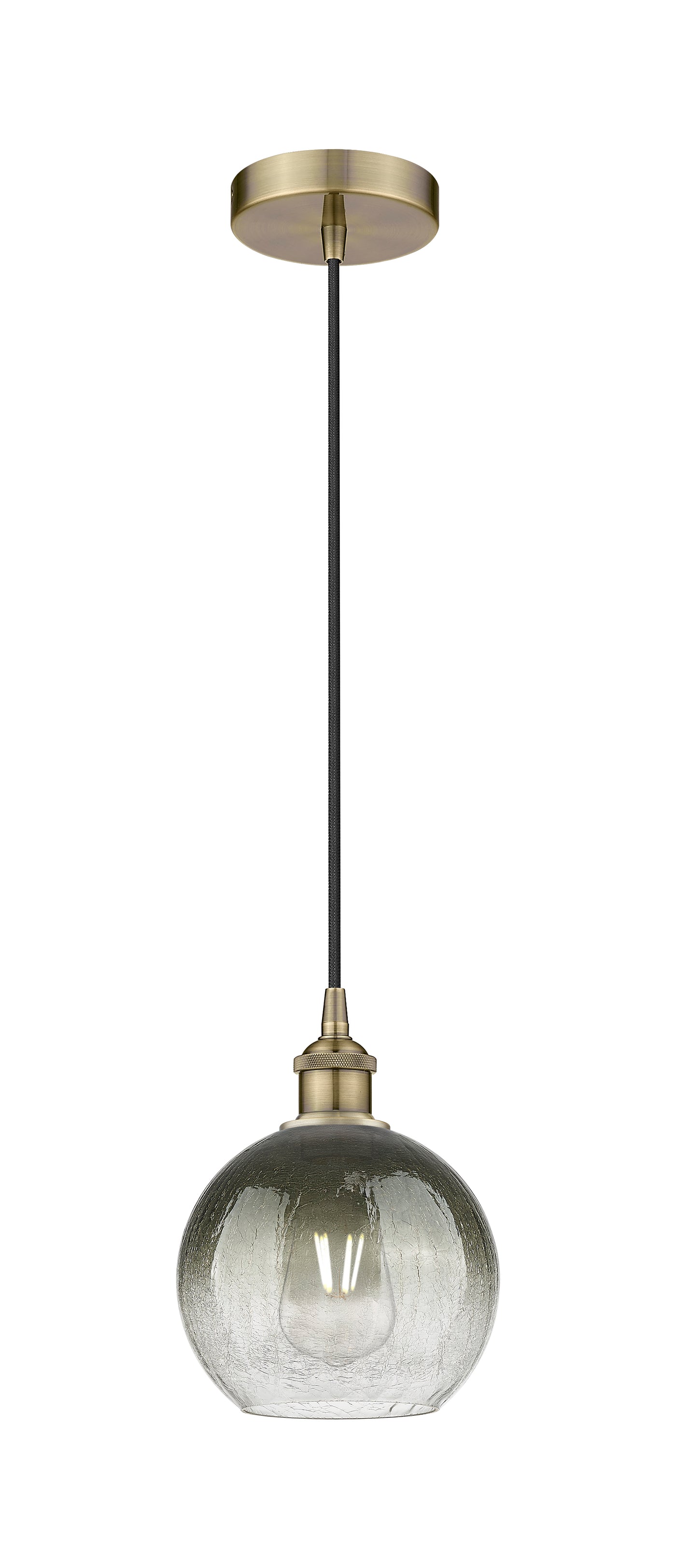 Edison Mini Pendant Antique Brass Finish