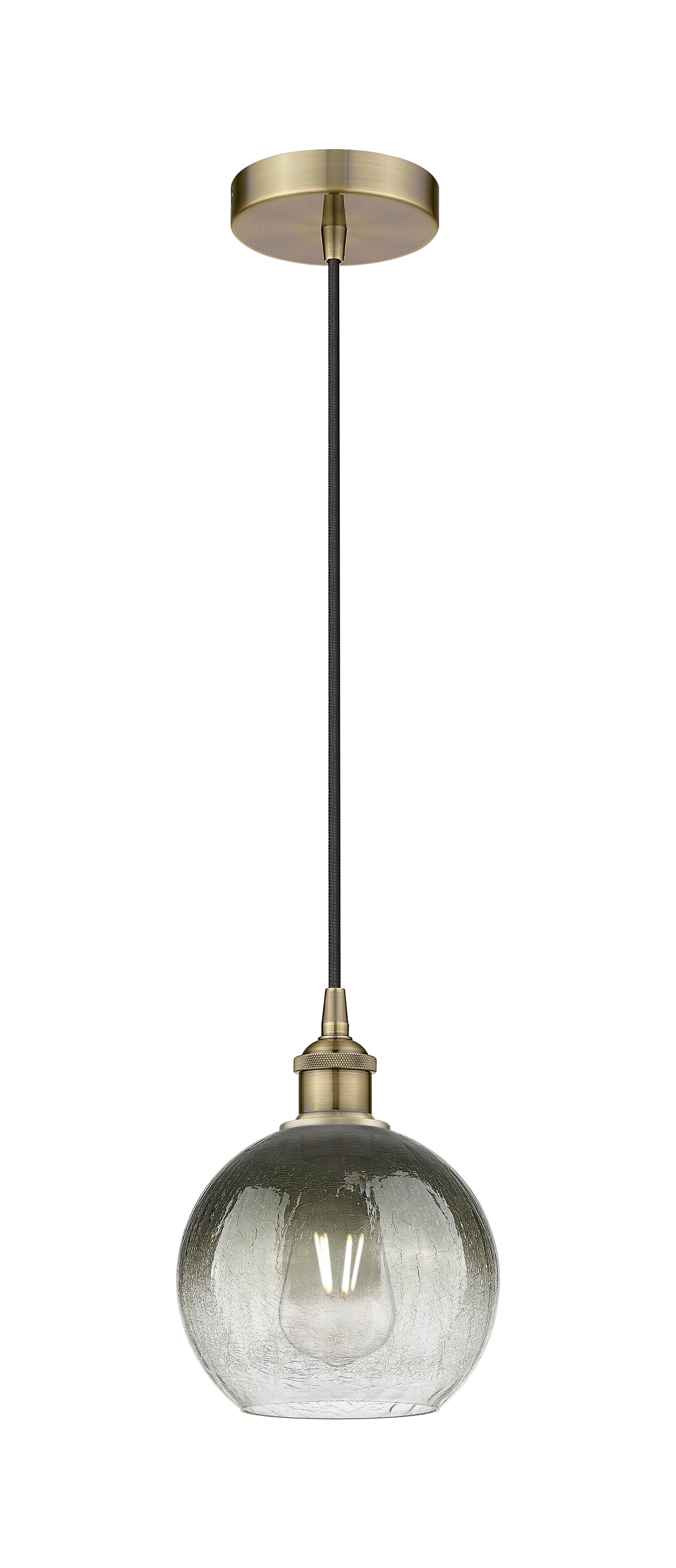 Edison Mini Pendant Antique Brass Finish
