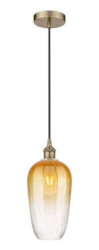Edison Mini Pendant Antique Brass 7 Inch