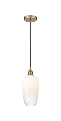 Edison Mini Pendant Antique Brass 7 Inch