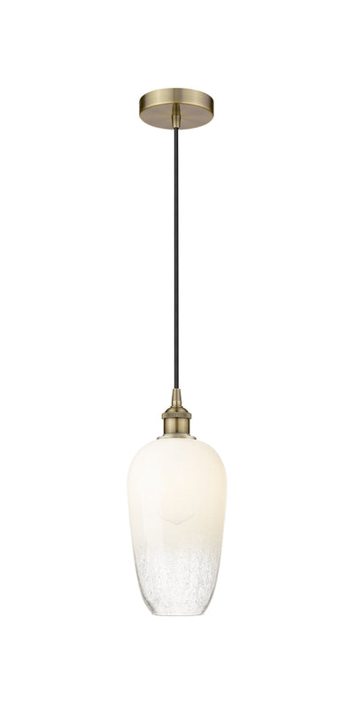 Edison Mini Pendant Antique Brass 7 Inch