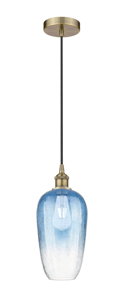 Edison Mini Pendant Antique Brass 7 Inch