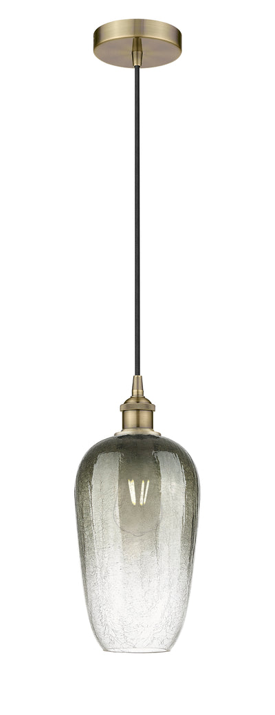 Edison Mini Pendant Antique Brass 7 Inch