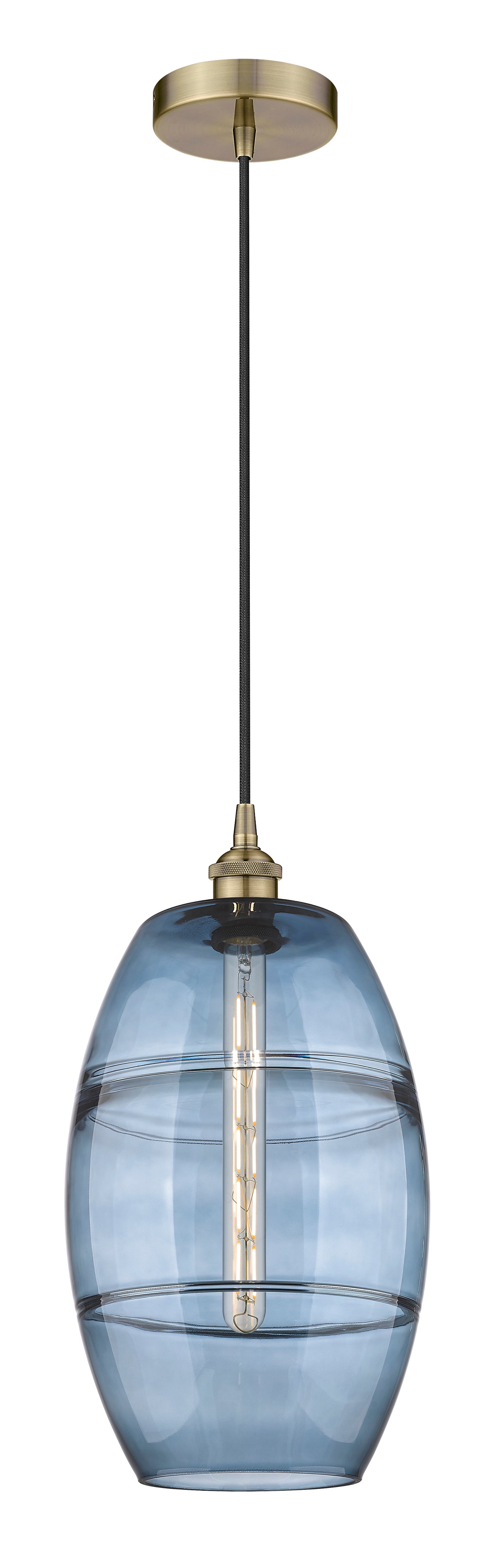 Edison Mini Pendant Antique Brass Finish