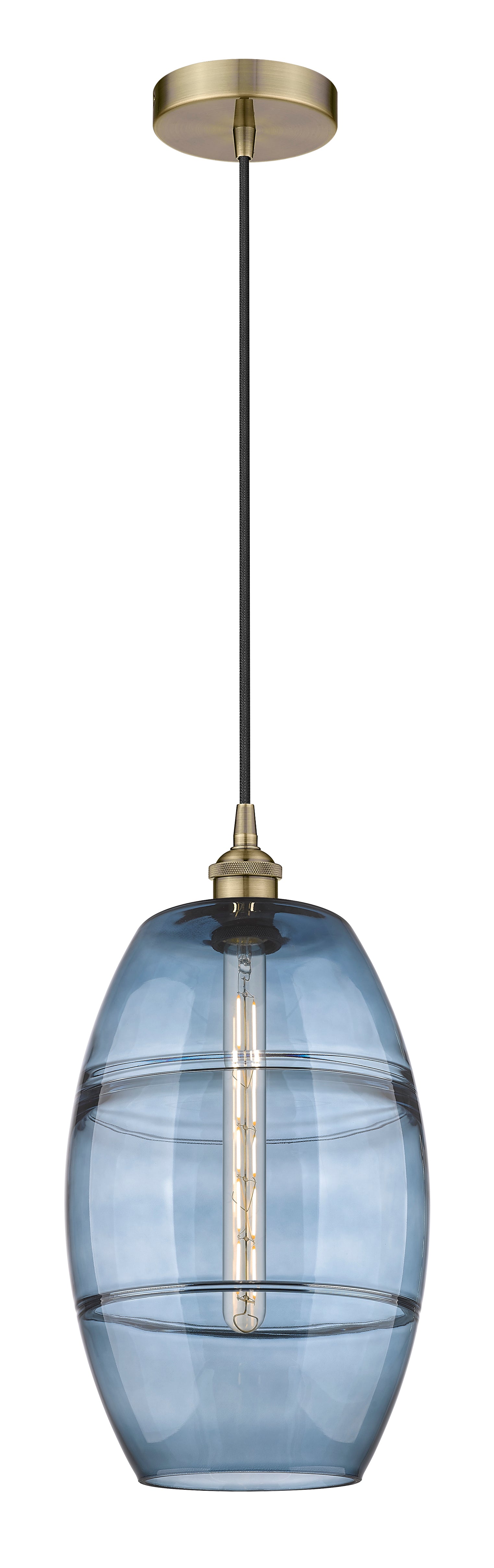 Edison Mini Pendant Antique Brass Finish