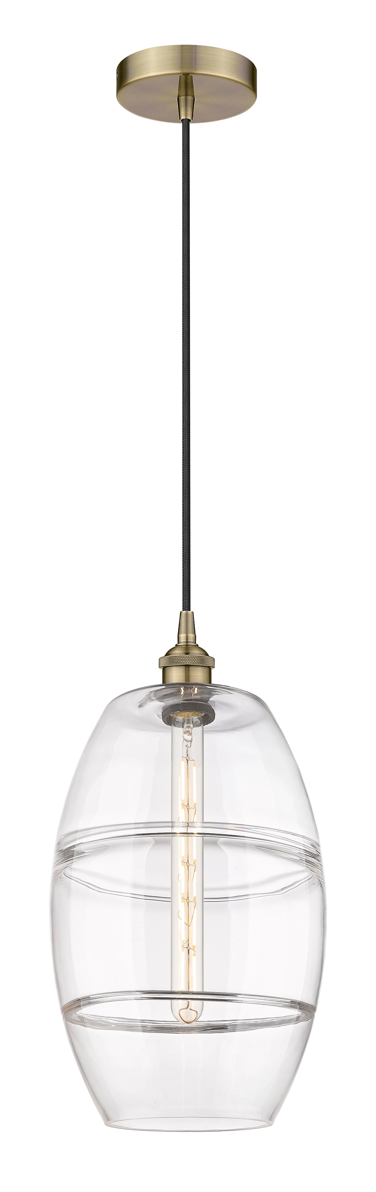 Edison Mini Pendant Antique Brass Finish