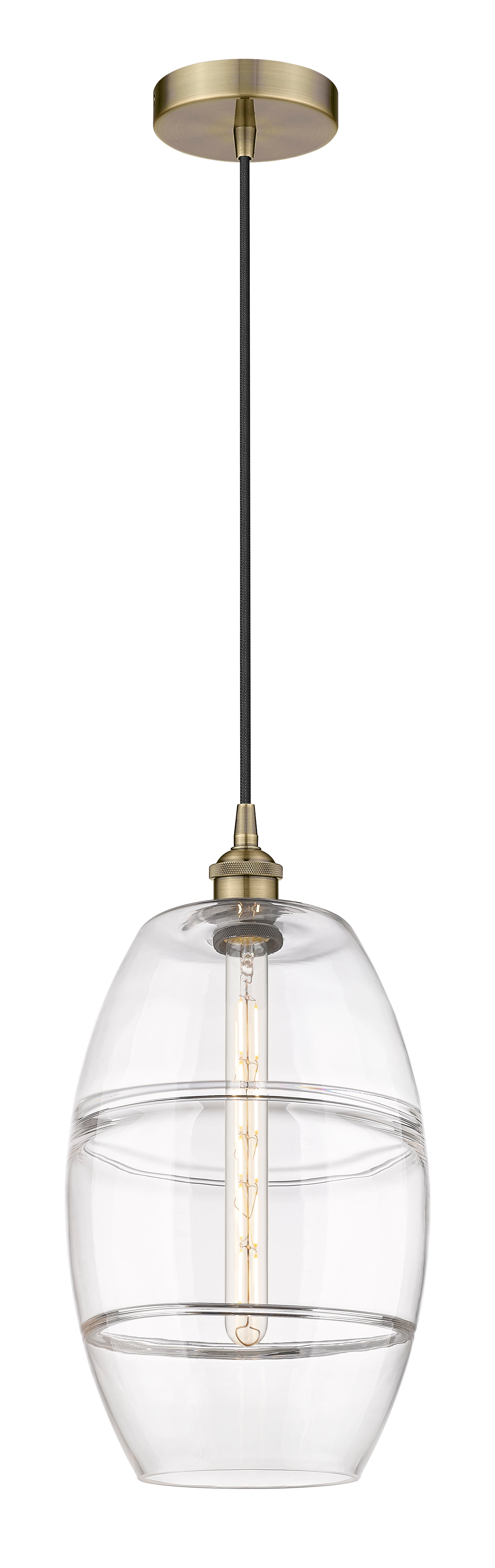 Edison Mini Pendant Antique Brass Finish