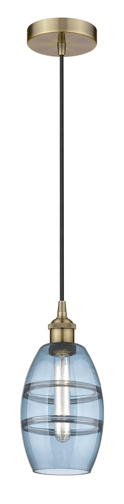 Edison Mini Pendant Antique Brass Finish