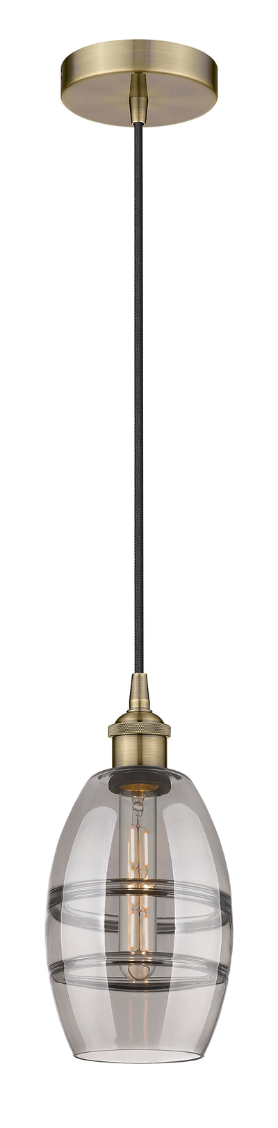 Edison Mini Pendant Antique Brass Finish