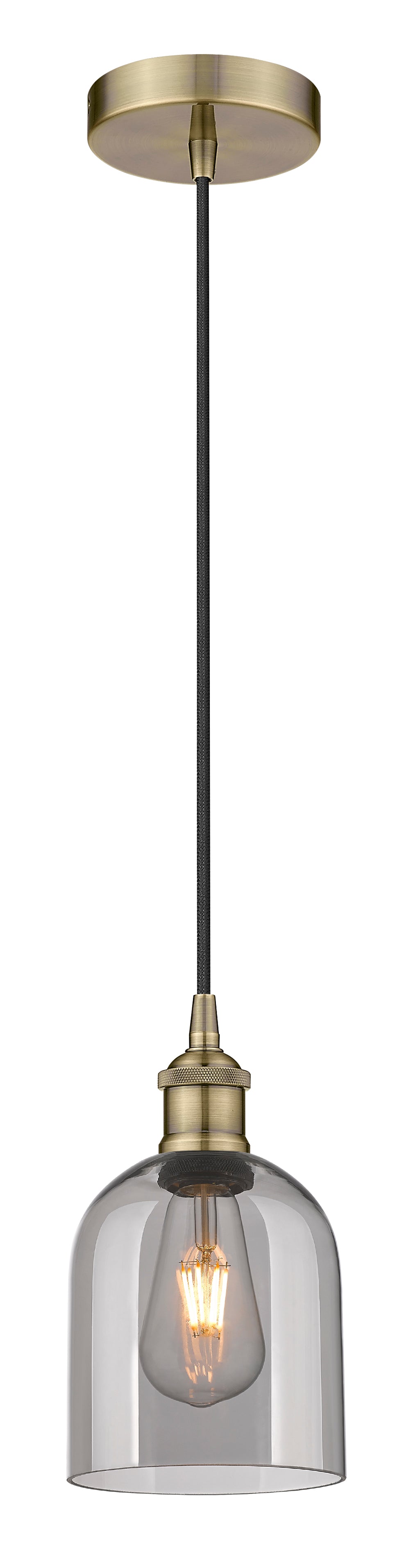 Edison Mini Pendant Antique Brass Finish