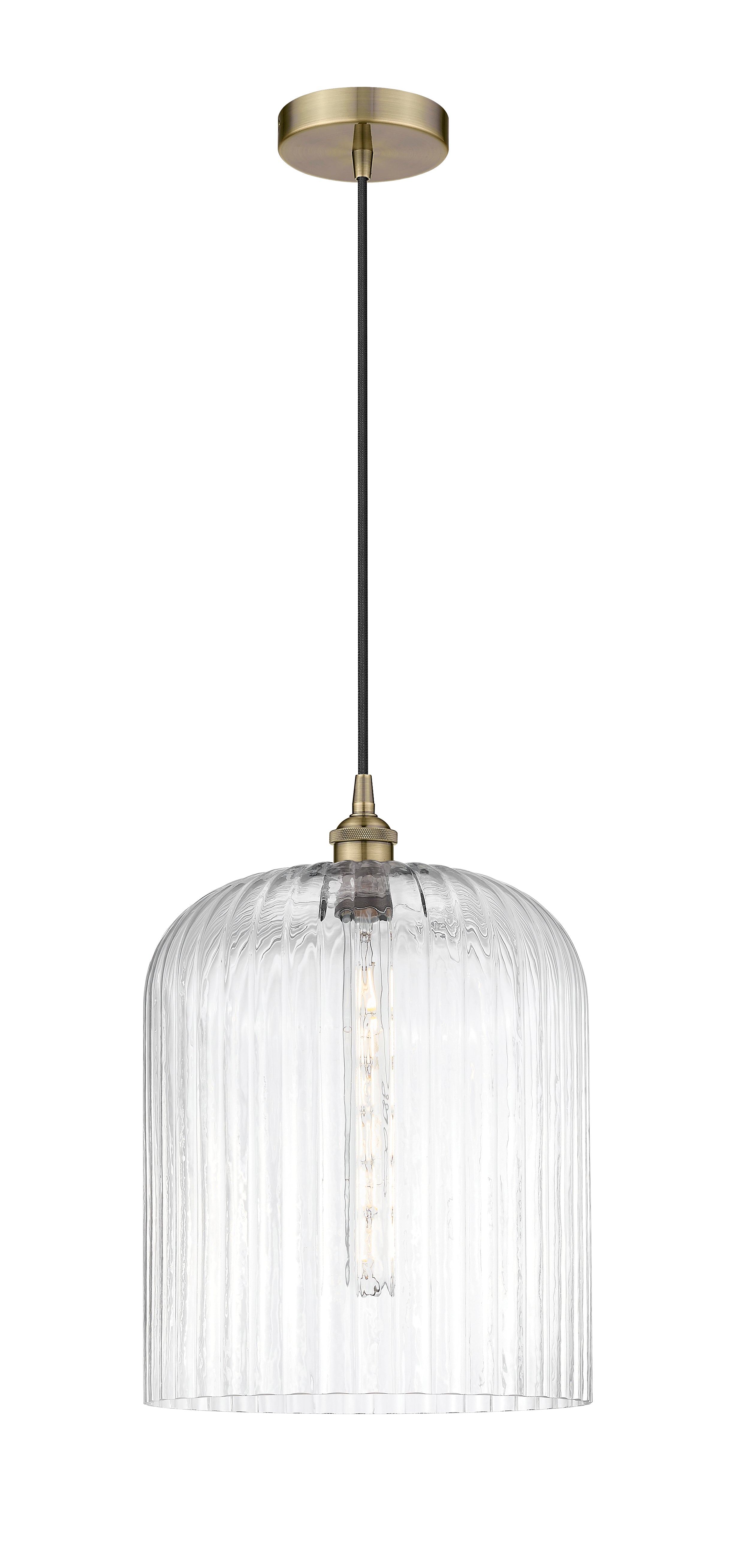 Edison Mini Pendant Antique Brass Finish