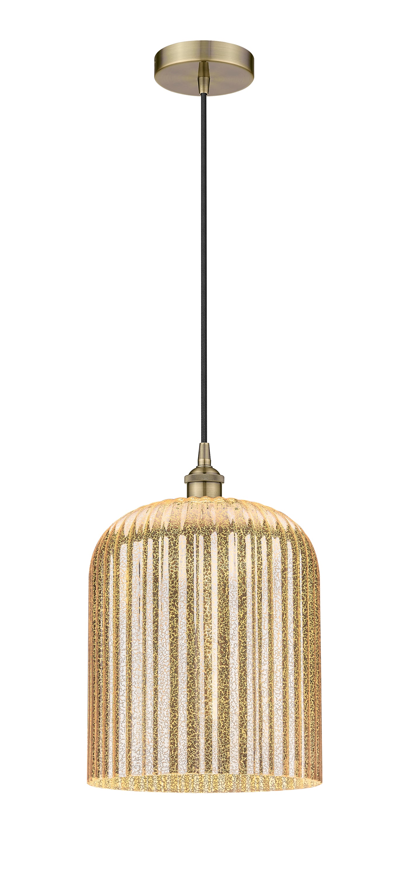 Edison Mini Pendant Antique Brass Finish