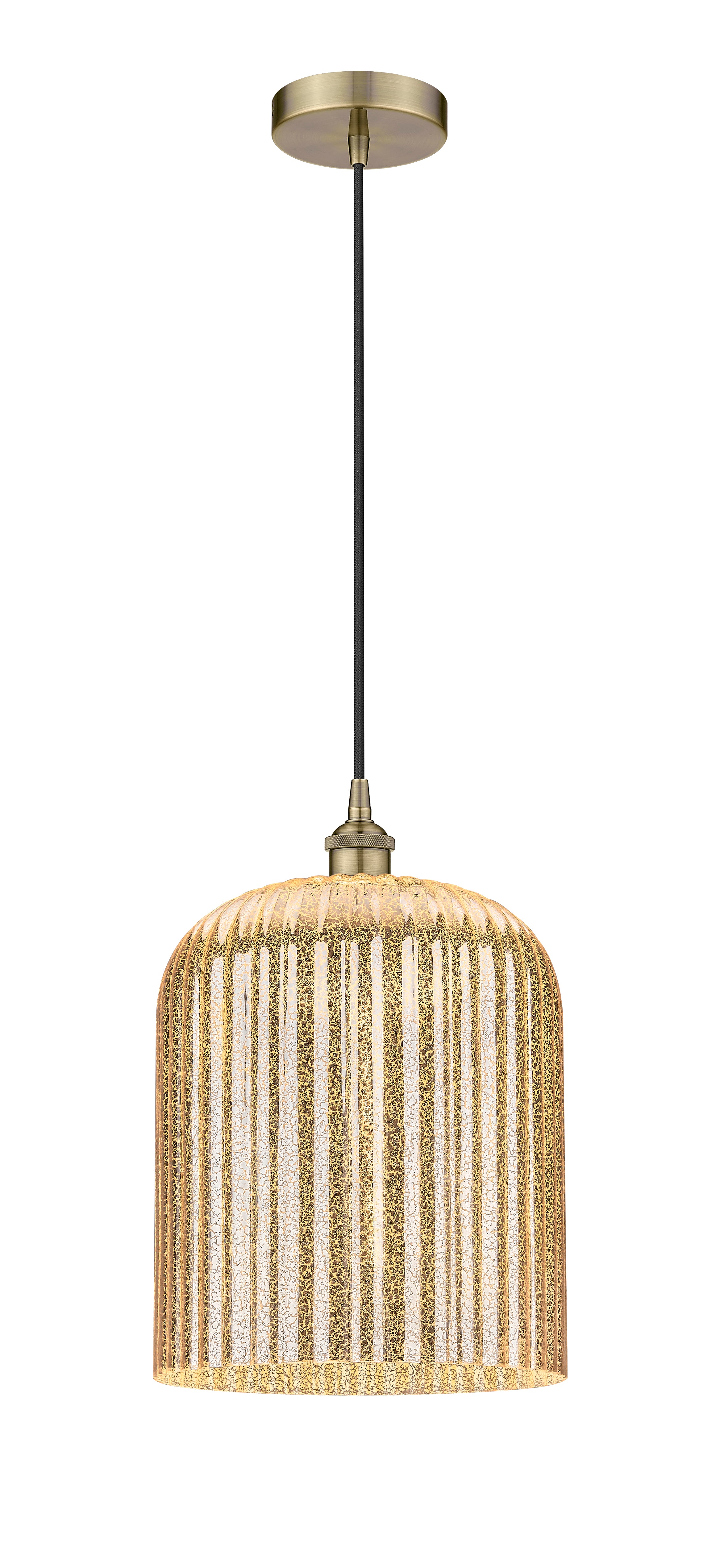 Edison Mini Pendant Antique Brass Finish