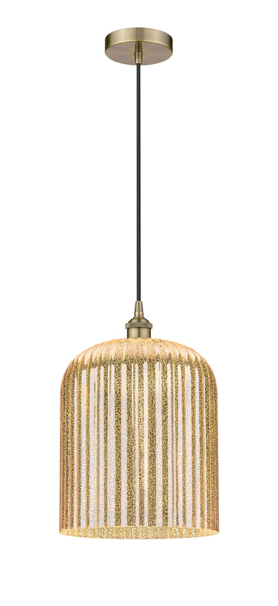 Edison Mini Pendant Antique Brass Finish