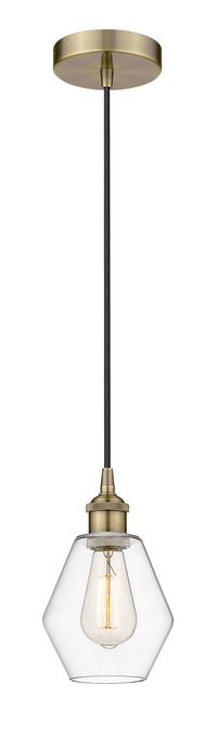 Edison Mini Pendant Antique Brass Finish