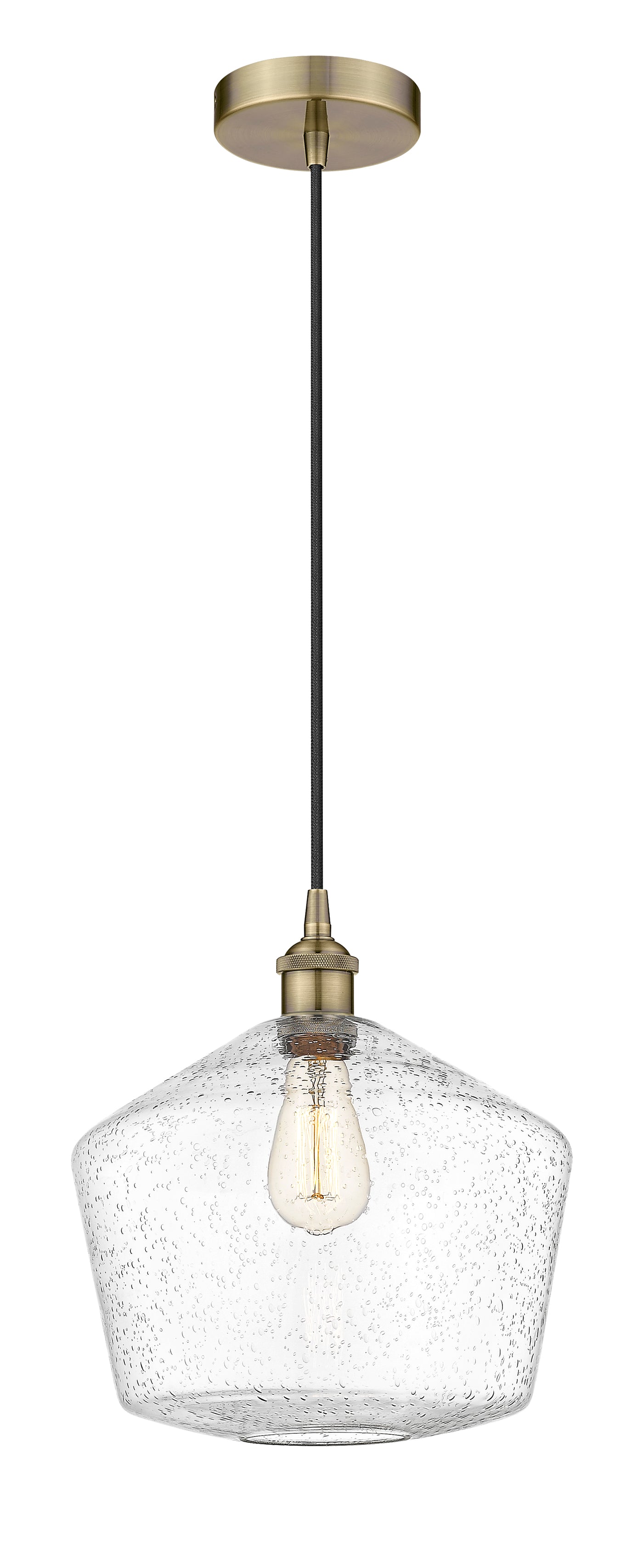 Edison Mini Pendant Antique Brass Finish