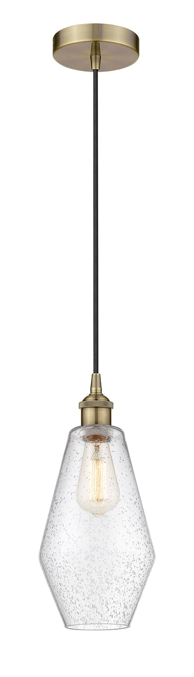 Edison Mini Pendant Antique Brass Finish