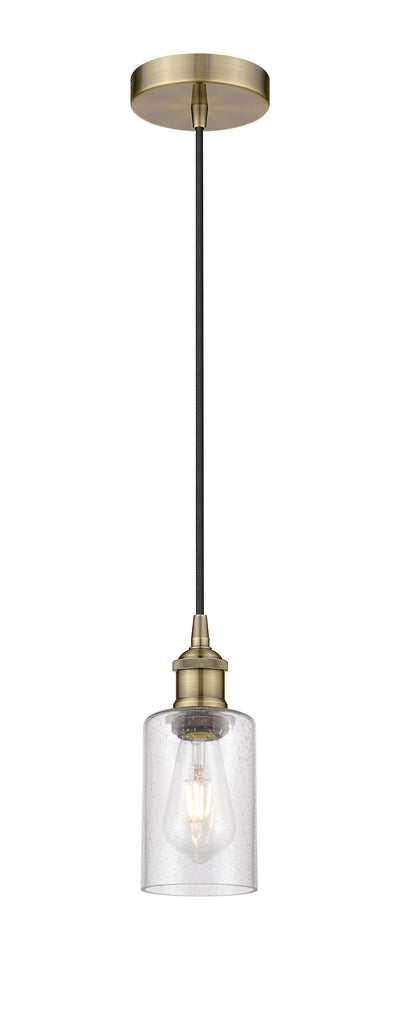 Edison Mini Pendant Cast Brass Antique