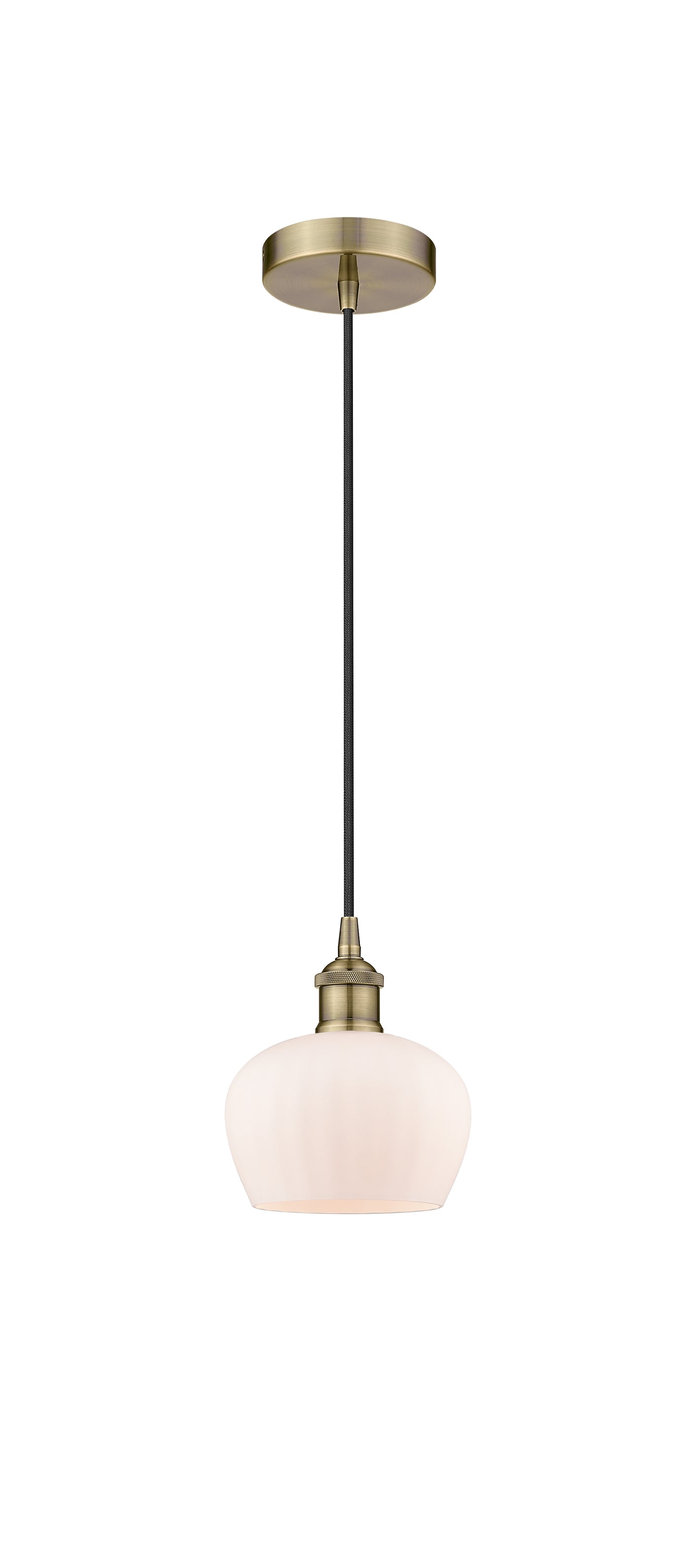 Edison Mini Pendant Antique Brass Finish